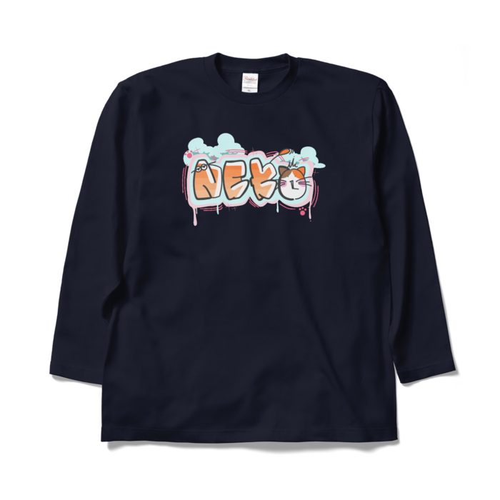 ロングスリーブTシャツ - XL - ネイビー