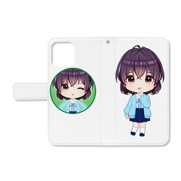 手帳型iPhoneケース - iPhone12 / 12 Pro - ストラップ穴 あり