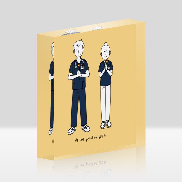 アクリルブロック - 100x100mm(1)