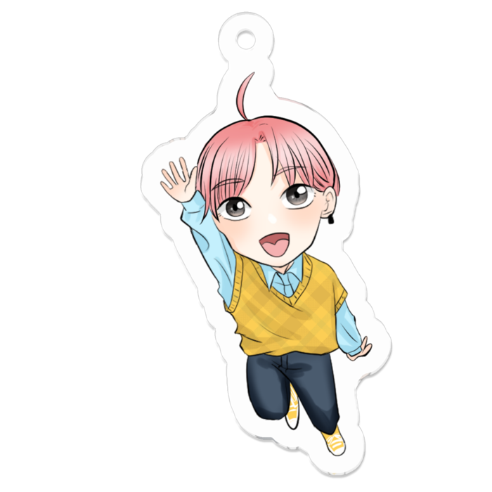 アクリルキーホルダー - 50 x 50 (mm)