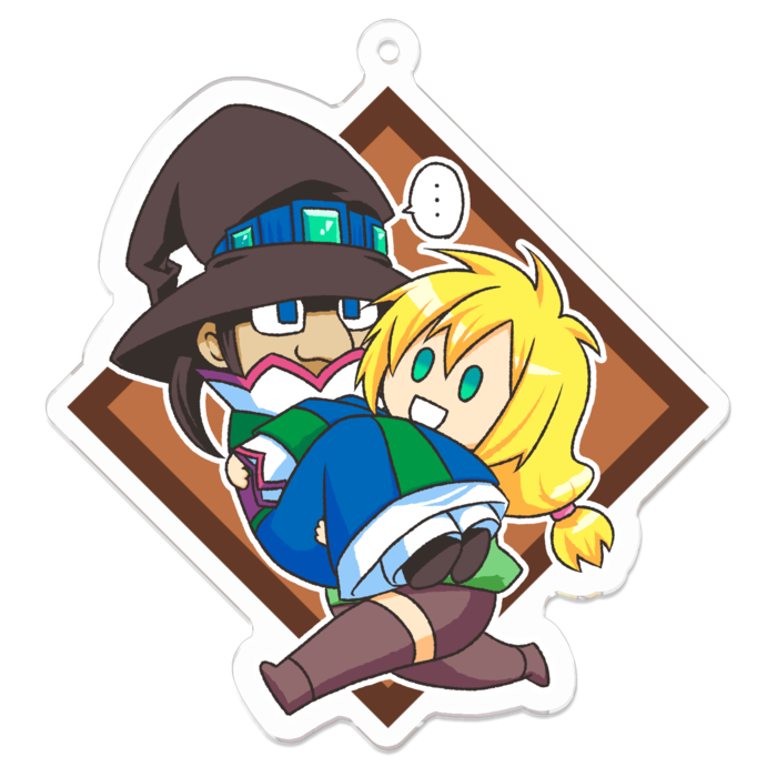 アクリルキーホルダー - 70 x 70 (mm)