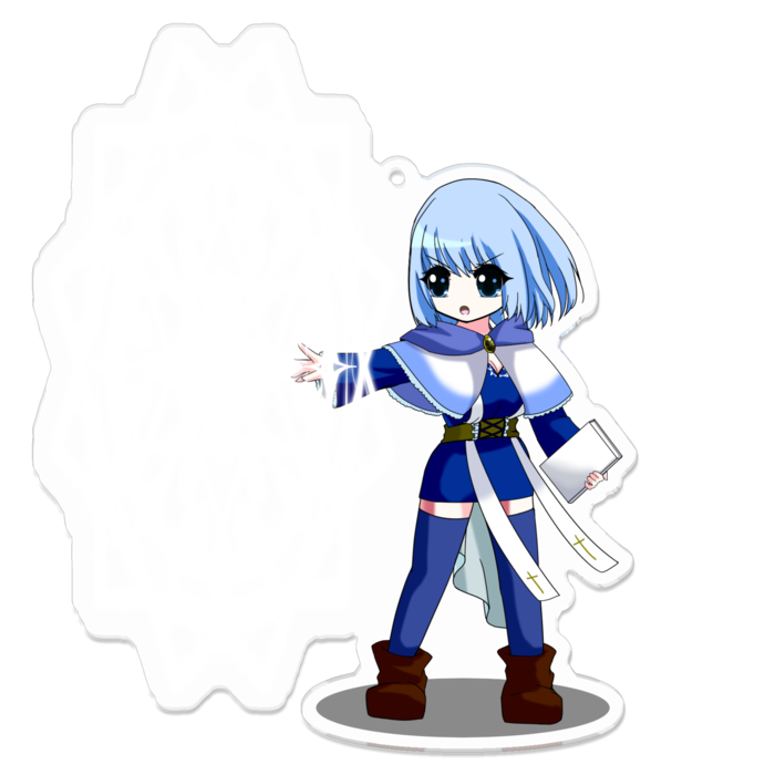 アクリルキーホルダー - 100 x 100 (mm)