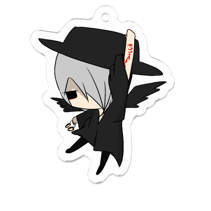 アクリルキーホルダー - 50 x 50 (mm)