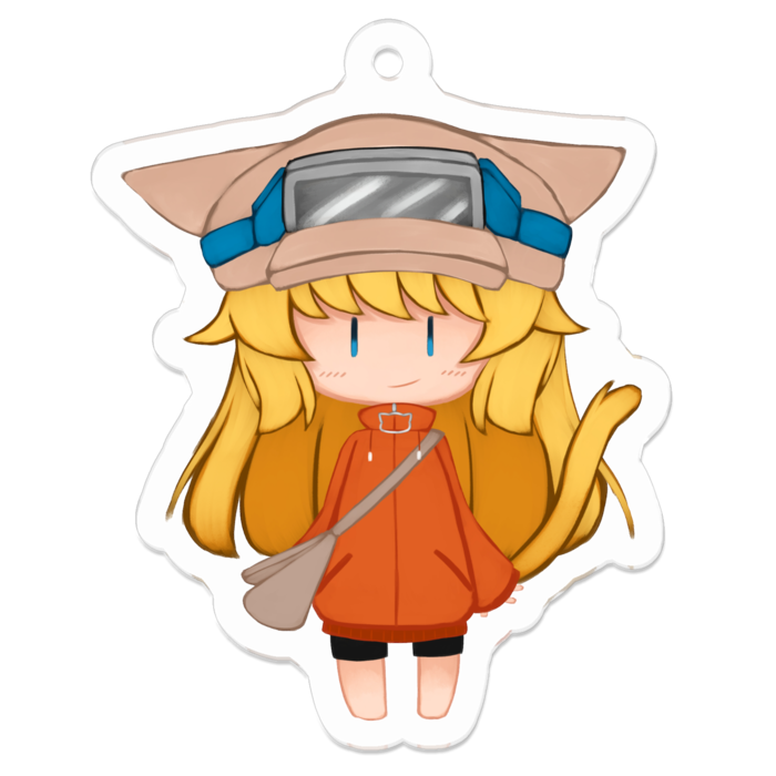 アクリルキーホルダー - 50 x 50 (mm)