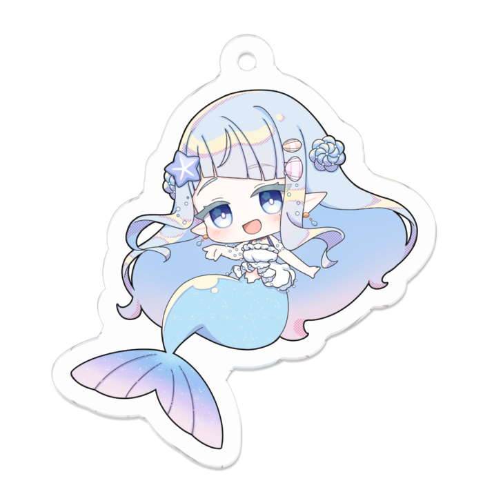 アクリルキーホルダー - 50 x 50 (mm)