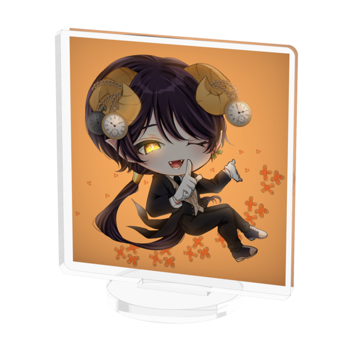 アクリルフィギュア(瞳発光/背景有) - 50x50mm