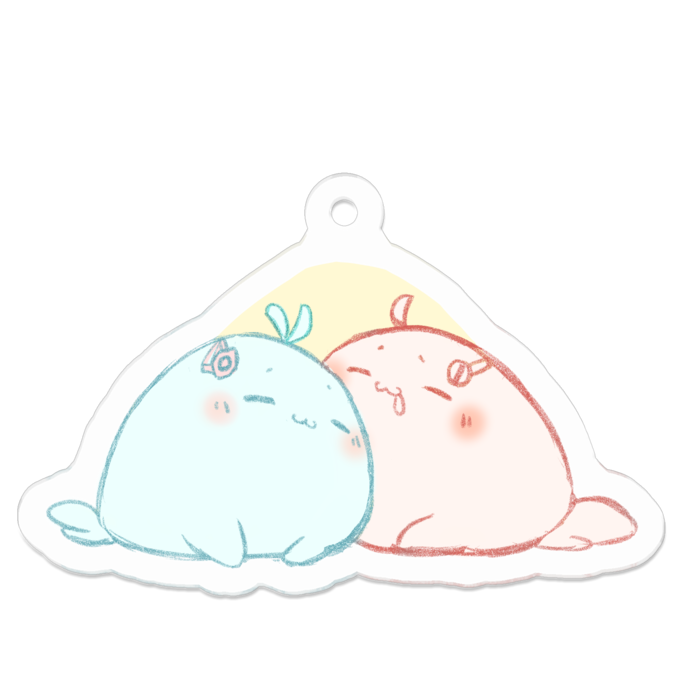 アクリルキーホルダー - 50 x 50 (mm)