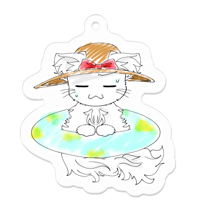 アクリルキーホルダー - 50 x 50 (mm)