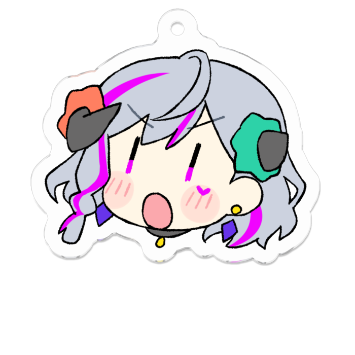アクリルキーホルダー - 50 x 50 (mm)
