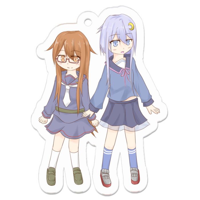 アクリルキーホルダー - 50 x 50 (mm)