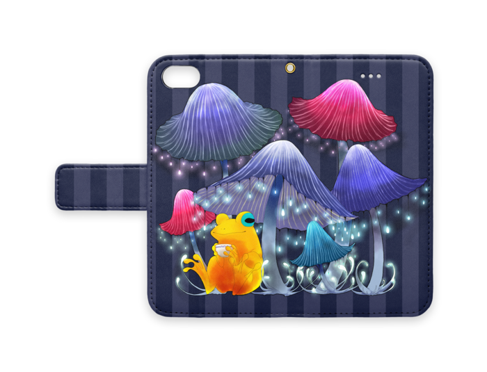 手帳型iPhoneケース - iPhone7 - ストラップ穴 あり