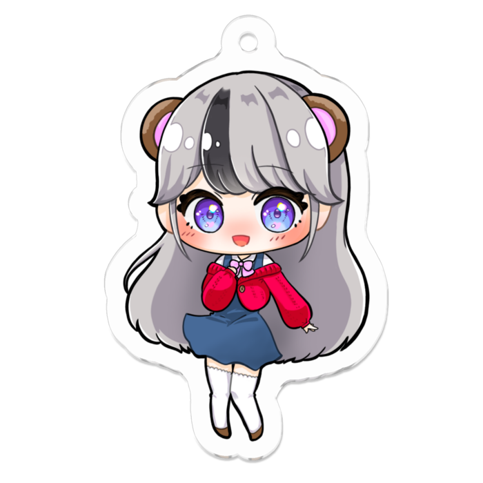 アクリルキーホルダー - 50 x 50 (mm)