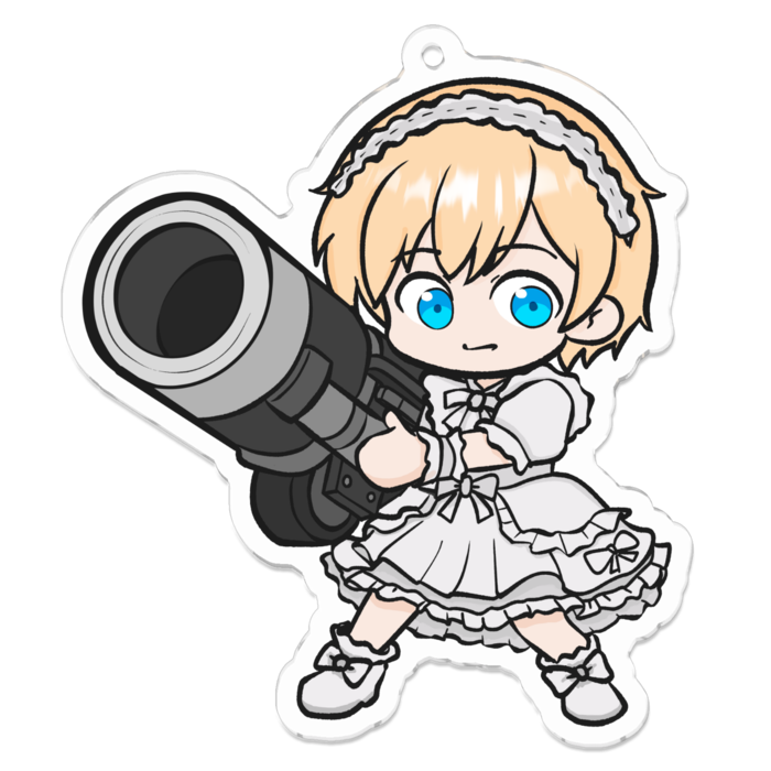 アクリルキーホルダー - 70 x 70 (mm)