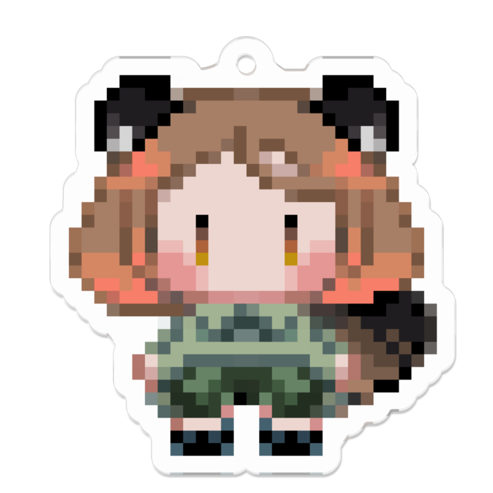 アクリルキーホルダー - 50 x 50 (mm)
