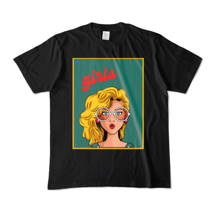 カラーTシャツ - M - ブラック (濃色)