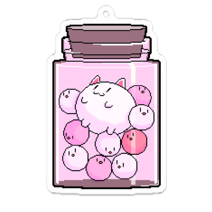 アクリルキーホルダー - 70 x 70 (mm)