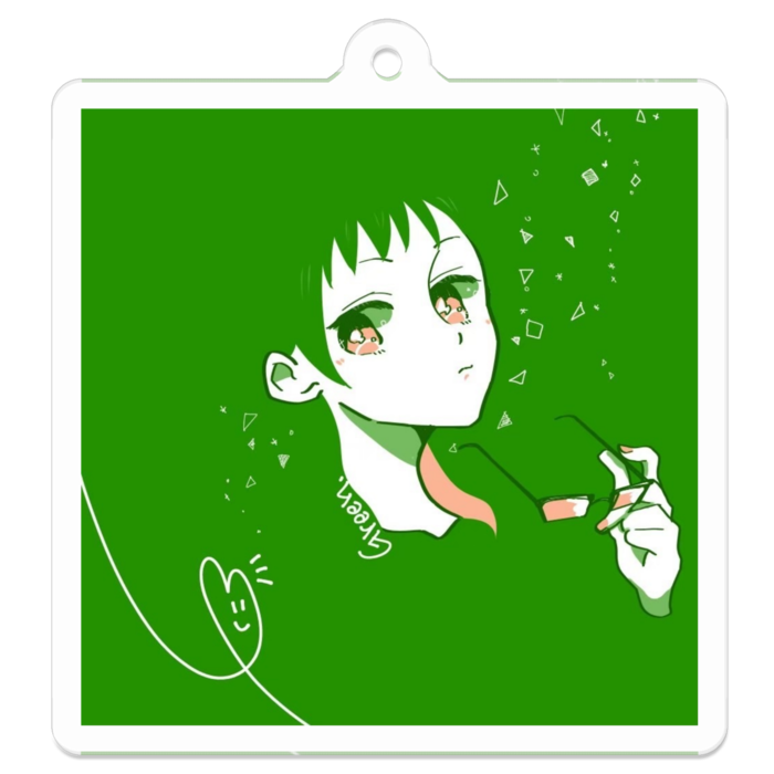 アクリルキーホルダー - 50 x 50 (mm)