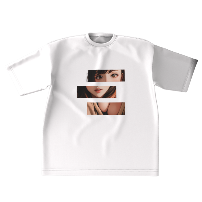 ビッグシルエットTシャツ - XL - 両面