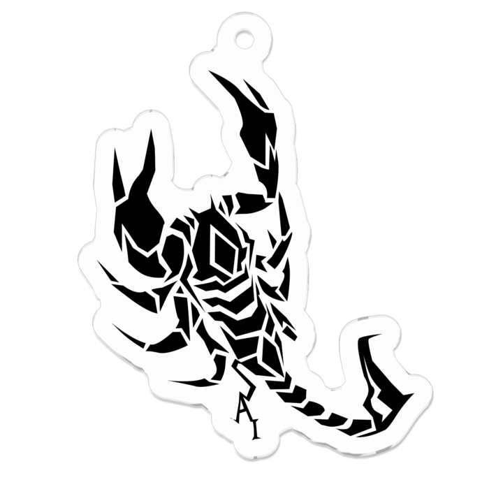 アクリルキーホルダー - 50 x 50 (mm)