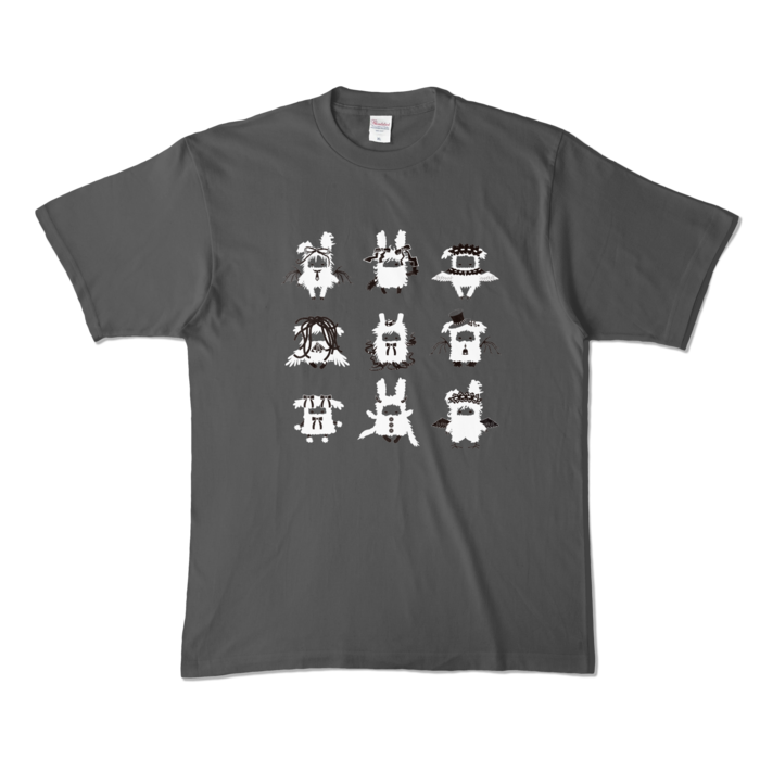 カラーTシャツ - XL - チャコール (濃色)
