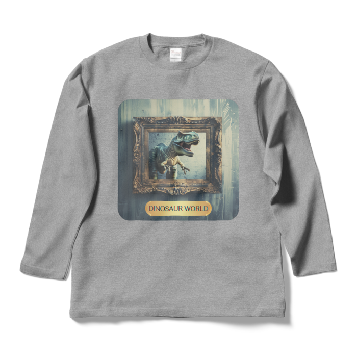 ロングスリーブTシャツ - L - 杢グレー