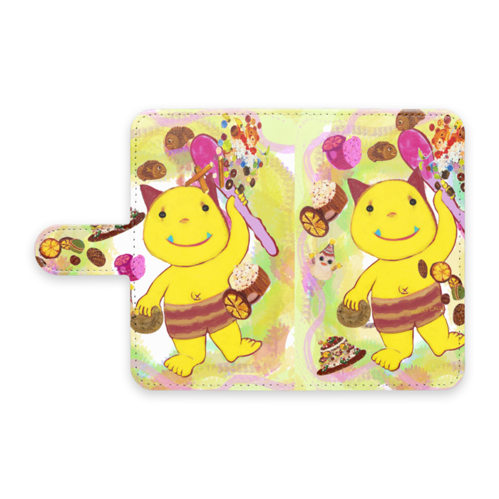 手帳型Androidケース - S - ストラップ穴 なし