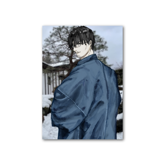 フォト風カード - 縦 - 片面