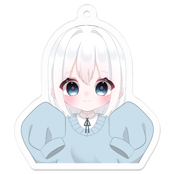 アクリルキーホルダー(コーティング) - 50 x 50 (mm)