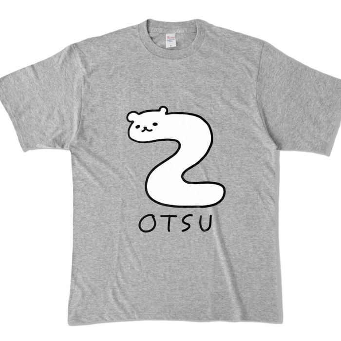 カラーTシャツ - XL - 杢グレー (濃色)