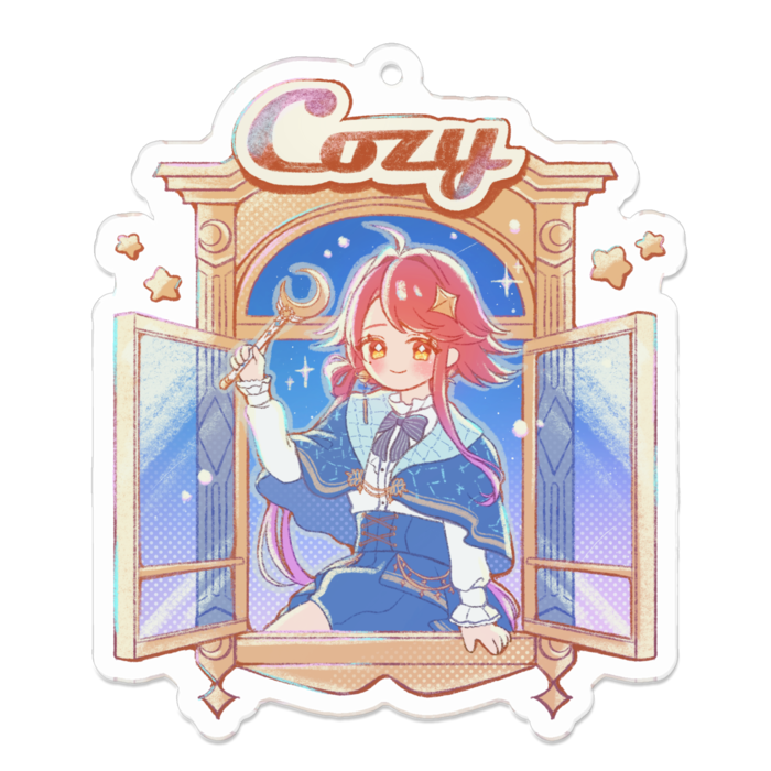 アクリルキーホルダー - 70 x 70 (mm)