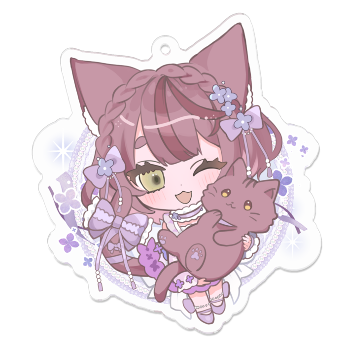 アクリルキーホルダー - 70 x 70 (mm)