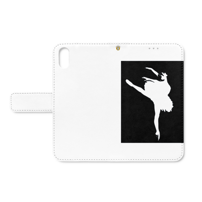 手帳型iPhoneケース - iPhone XS / X - ストラップ穴 あり