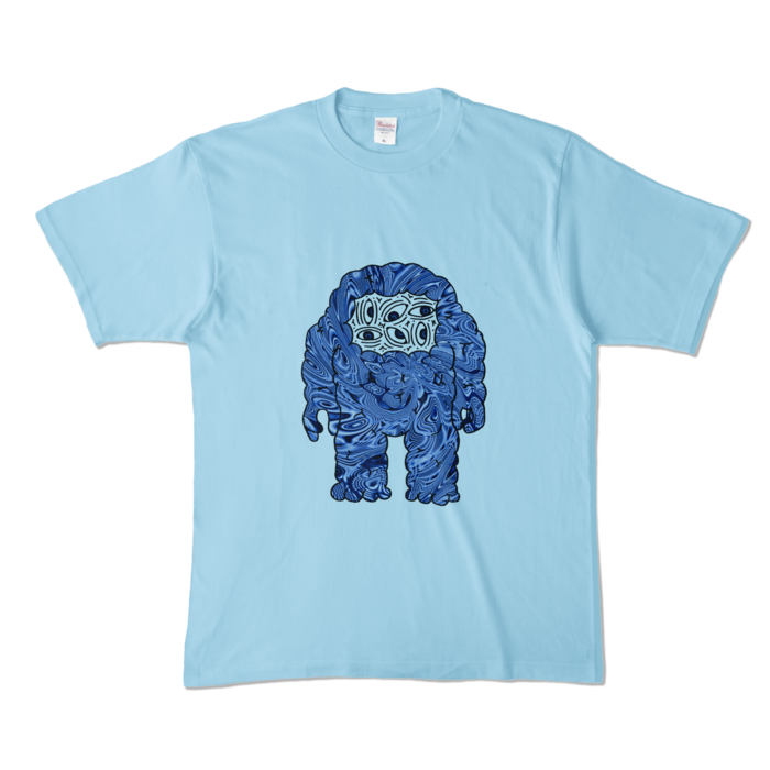 カラーTシャツ - XL - ライトブルー (淡色)