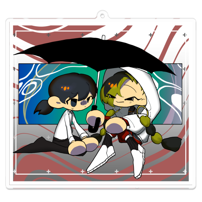 アクリルキーホルダー - 100 x 100 (mm)