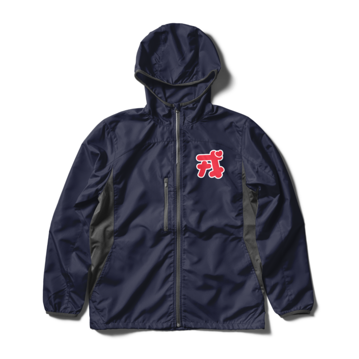 ウインドブレーカー（パーカー） - L - ネイビー