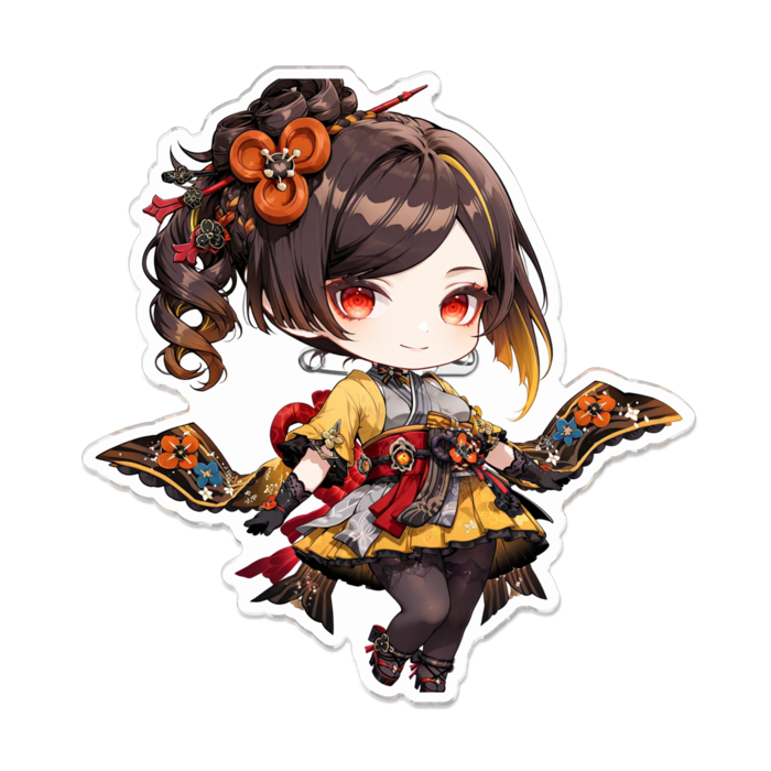 アクリルバッジ - 100 x 100 (mm)