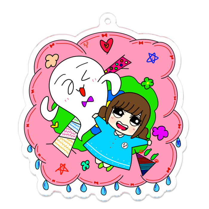 アクリルキーホルダー - 70 x 70 (mm)