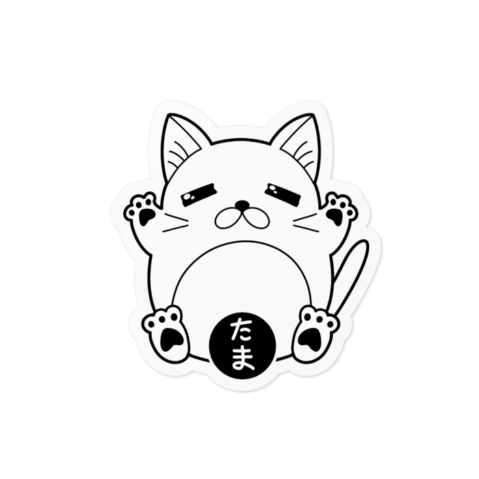 ステッカー - 100 x 100 (mm)