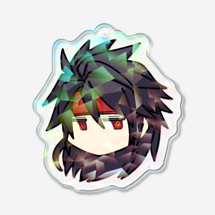 ホログラムアクリルキーホルダー - 50 × 50mm