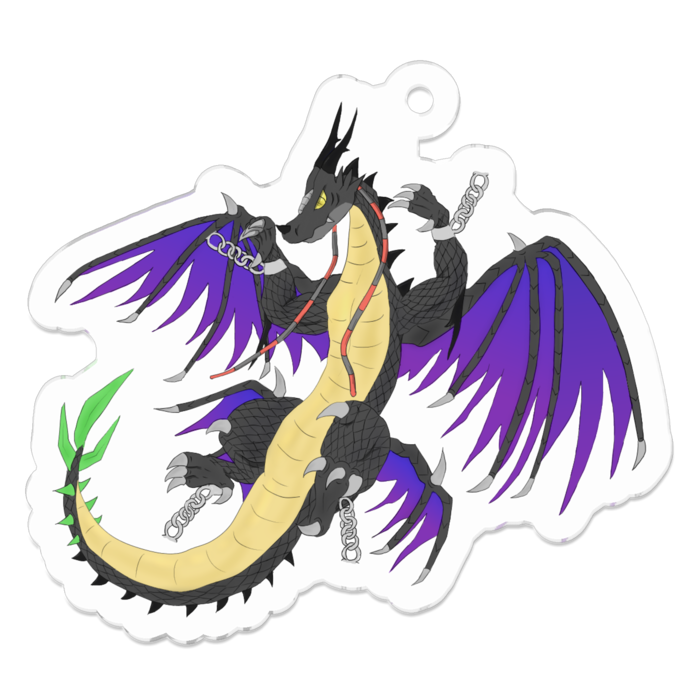 アクリルキーホルダー - 50 x 50 (mm)