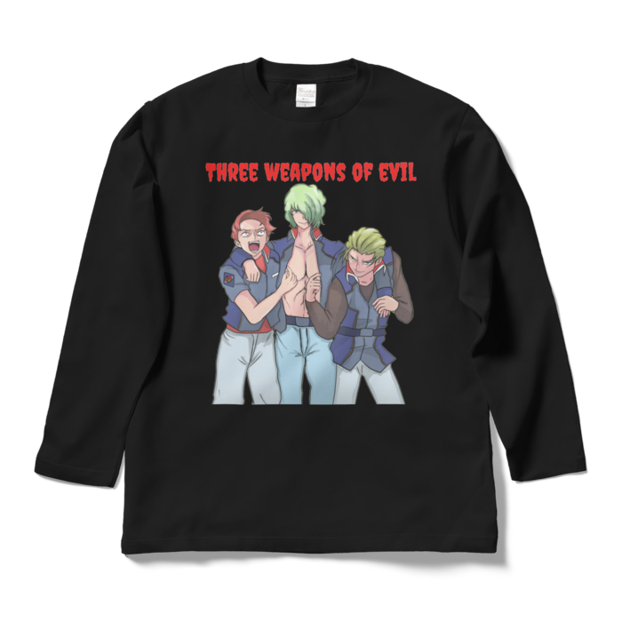 ロングスリーブTシャツ - L - ブラック