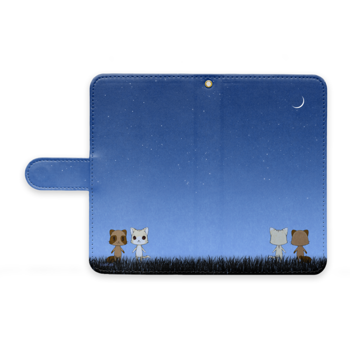 手帳型Androidケース - M - ストラップ穴 あり
