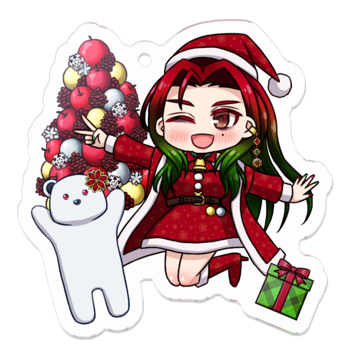 アクリルキーホルダー（コーティング） - 50 x 50 (mm)