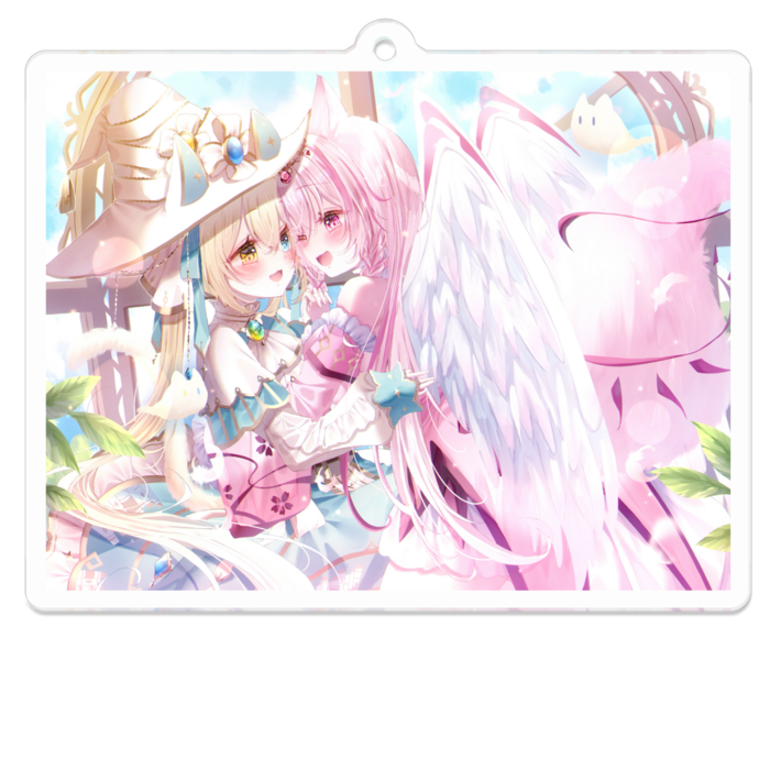 アクリルキーホルダー - 70 x 70 (mm)