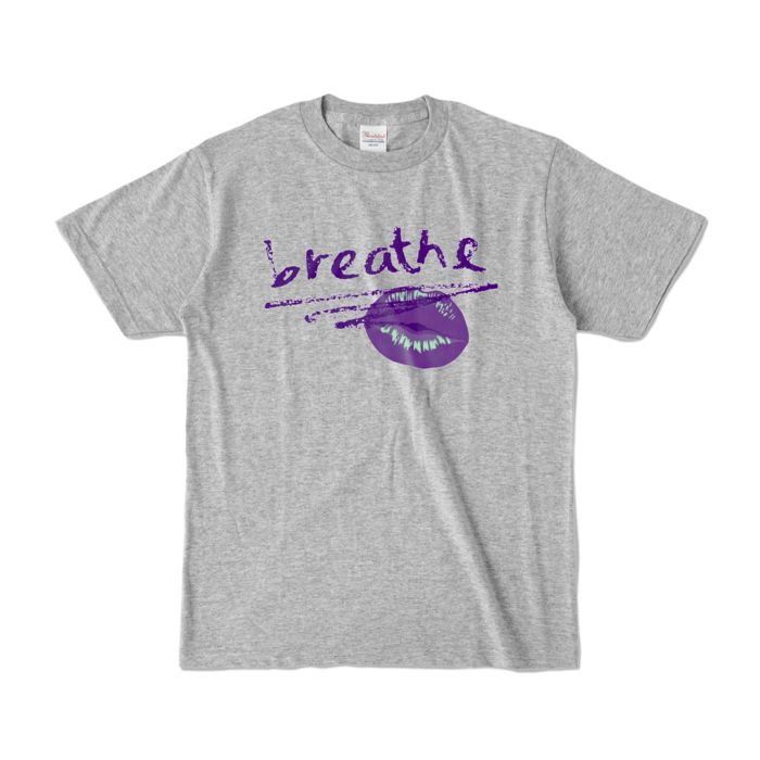 カラーTシャツ - S - 杢グレー (濃色)