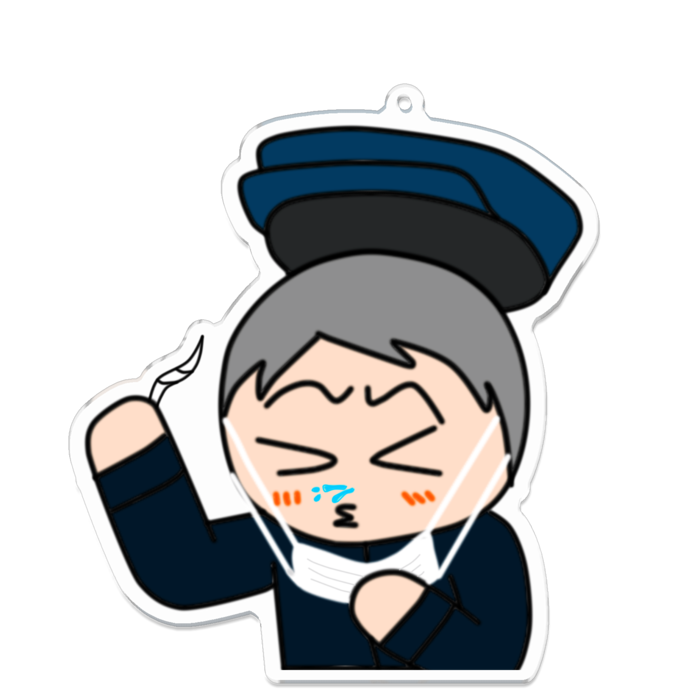 アクリルキーホルダー - 100 x 100 (mm)