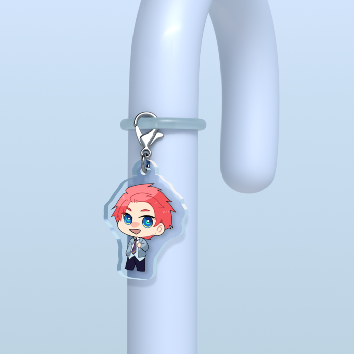 めじるしチャーム - 30 × 30mm【ケースケ】クリア