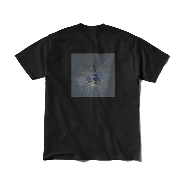 Tシャツ（短納期） - M - ブラック(背面)