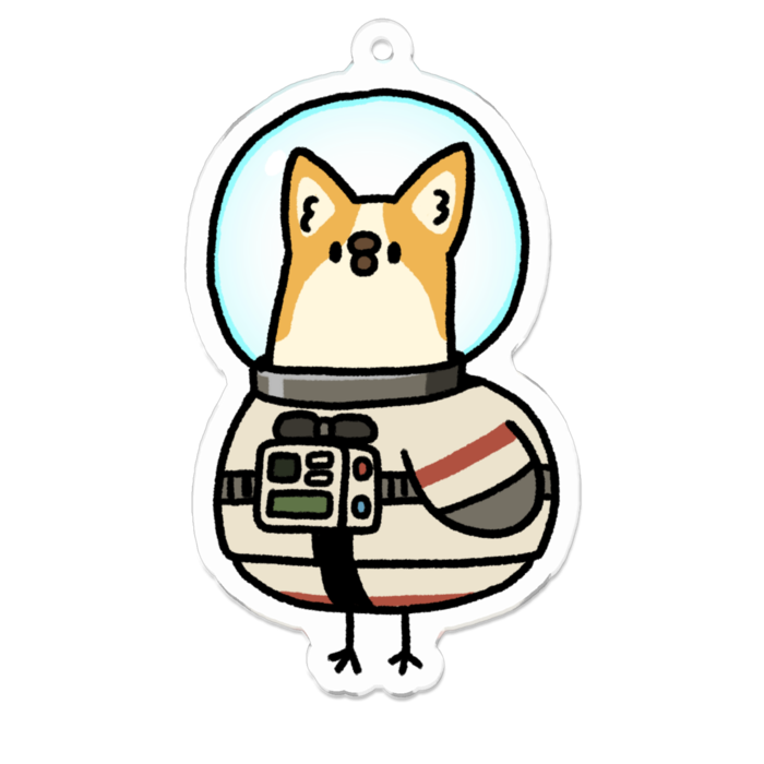 アクリルキーホルダー - 70 x 70 (mm)