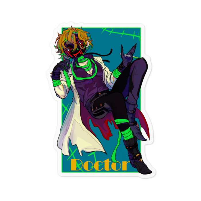 ステッカー - 100 x 100 (mm)